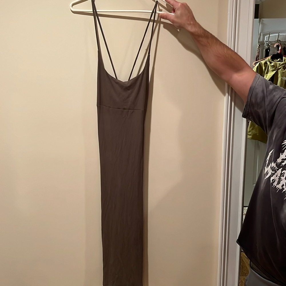 Halara: backless midi dress